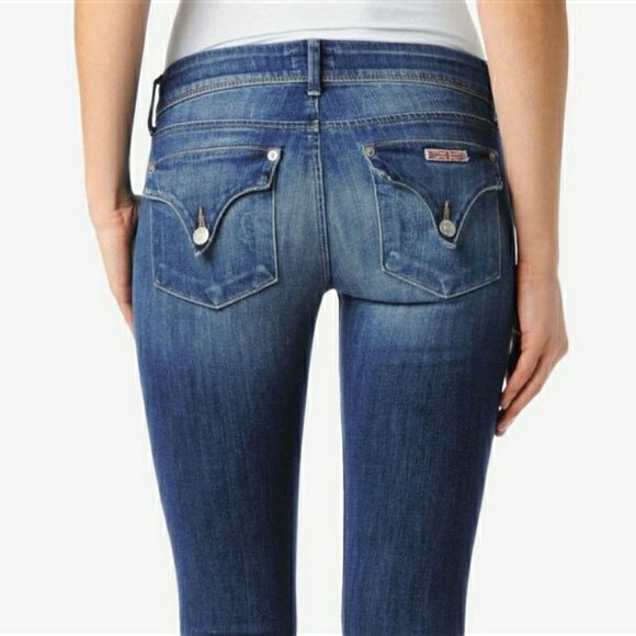Hudson Collin Flap Skinny Jean Medium Wash Size 25 - Picture 2 of 10